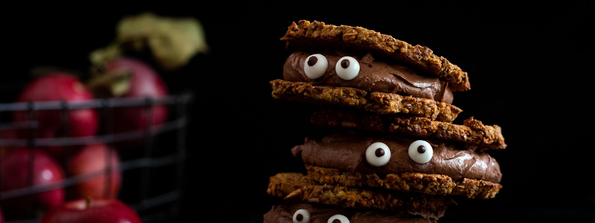 Halloweenske sušienkové sendviče